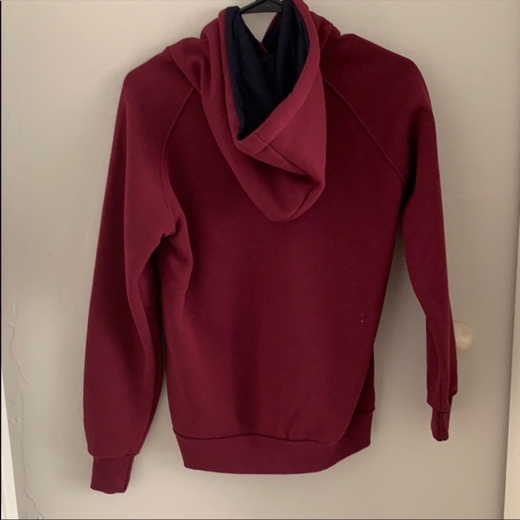 Maroon London hoodie. - Picture 2 of 3